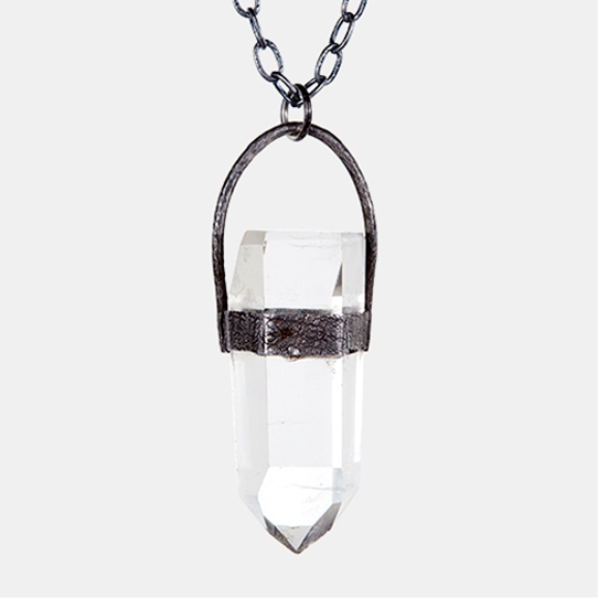 Citrine Power Piece Pendant