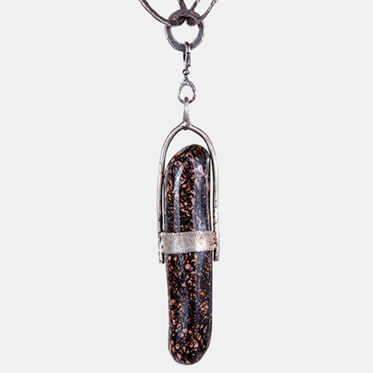 Rhodonite Power Piece Pendant