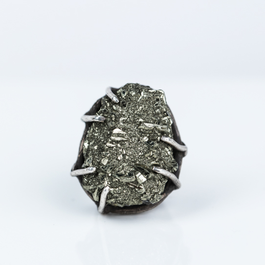 Pyrite Power Piece Ring