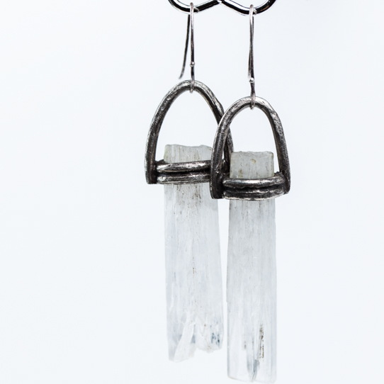 Natrolite Power Piece Earrings