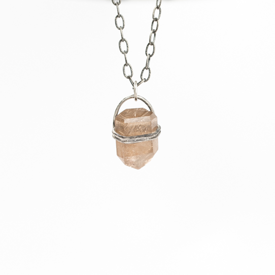 Smokey Rutilated Quartz Power Piece Pendant