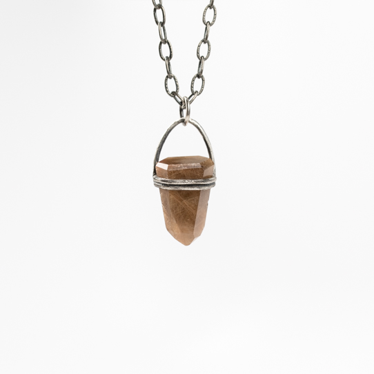 Smokey Rutilated Quartz Power Piece Pendant