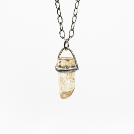 Citrine Power Piece Pendant