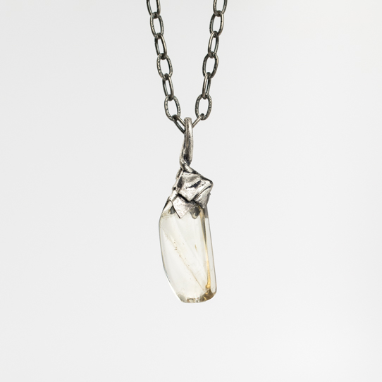 Citrine Power Piece Pendant