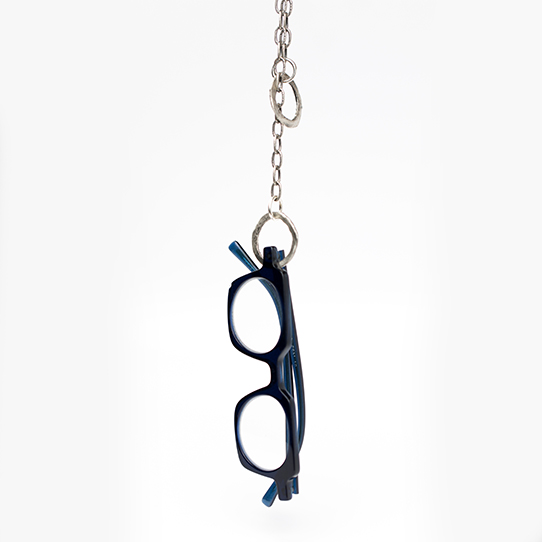 Sterling Silver Power Piece Eyeglass Holder Lariat